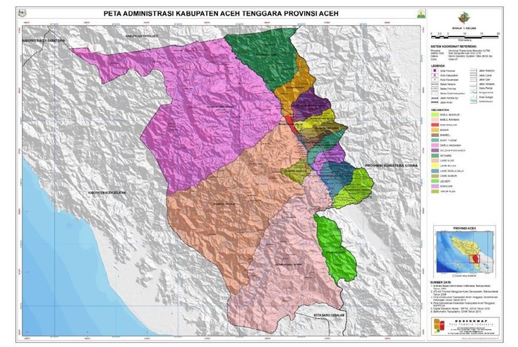 Peta Wilayah Hukum PN Kutacane